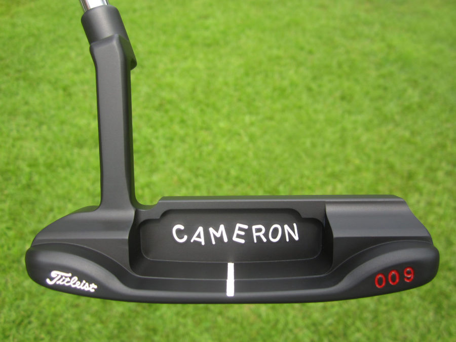 scotty cameron tour only 3x black carbon 009 circle t prototype putter golf club
