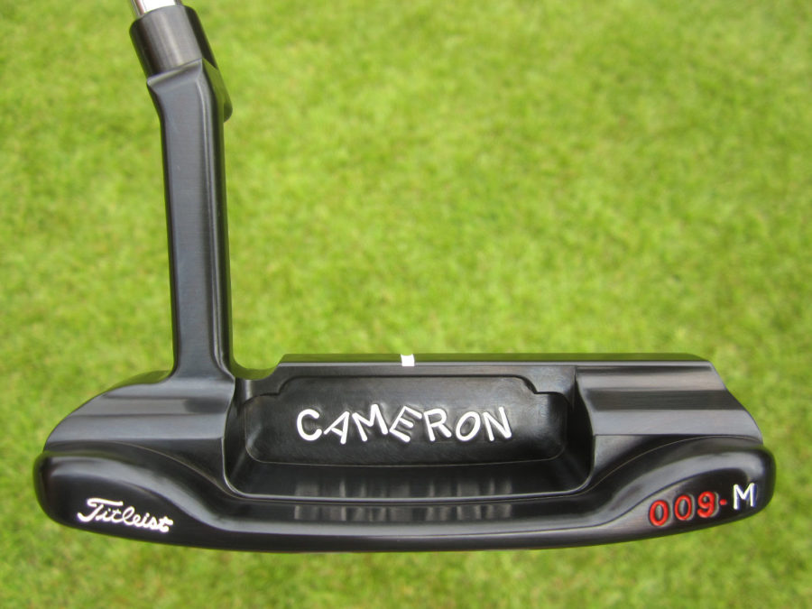 scotty cameron tour only brushed black carbon masterful 009m circle t 350g putter jordan spieth style with jackpot johnny and top line golf club