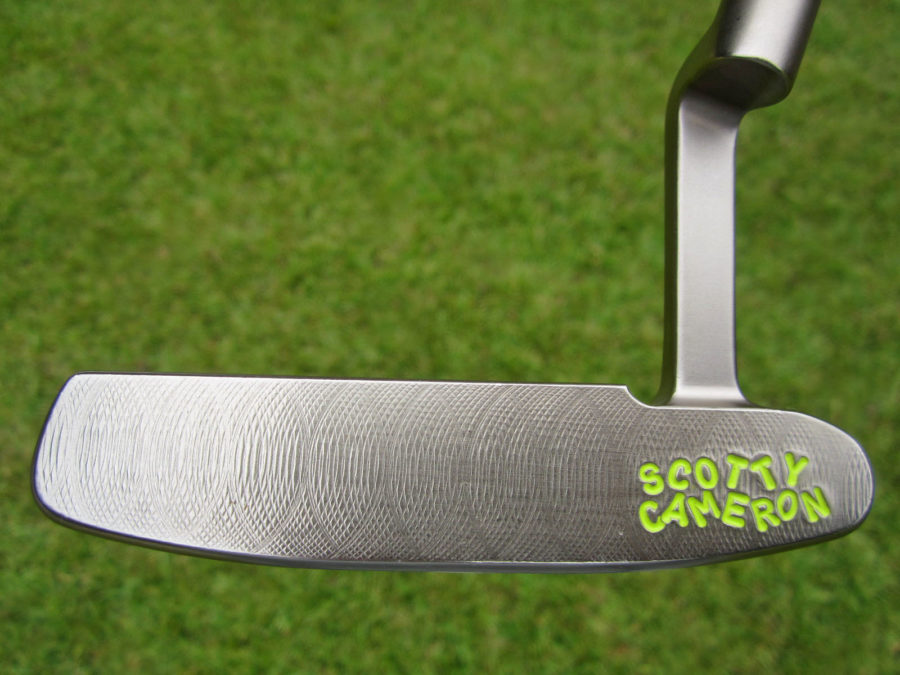 scotty cameron tour only pro platinum 009 circle t prototype putter with sight dot and dual sight lines putter golf club