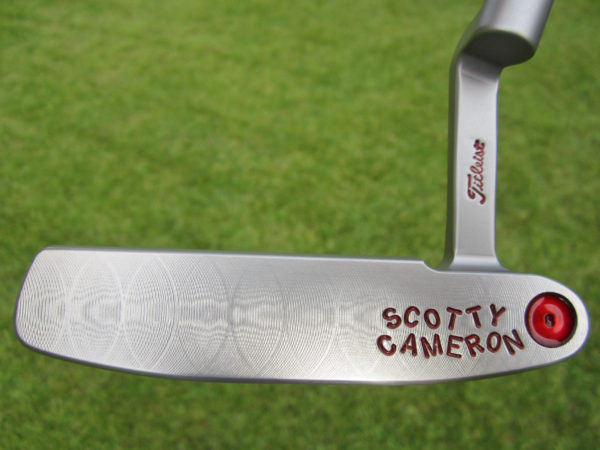 scotty cameron tour only sss 009 roll top circle t 350g deluxe putter golf club with cherry bombs