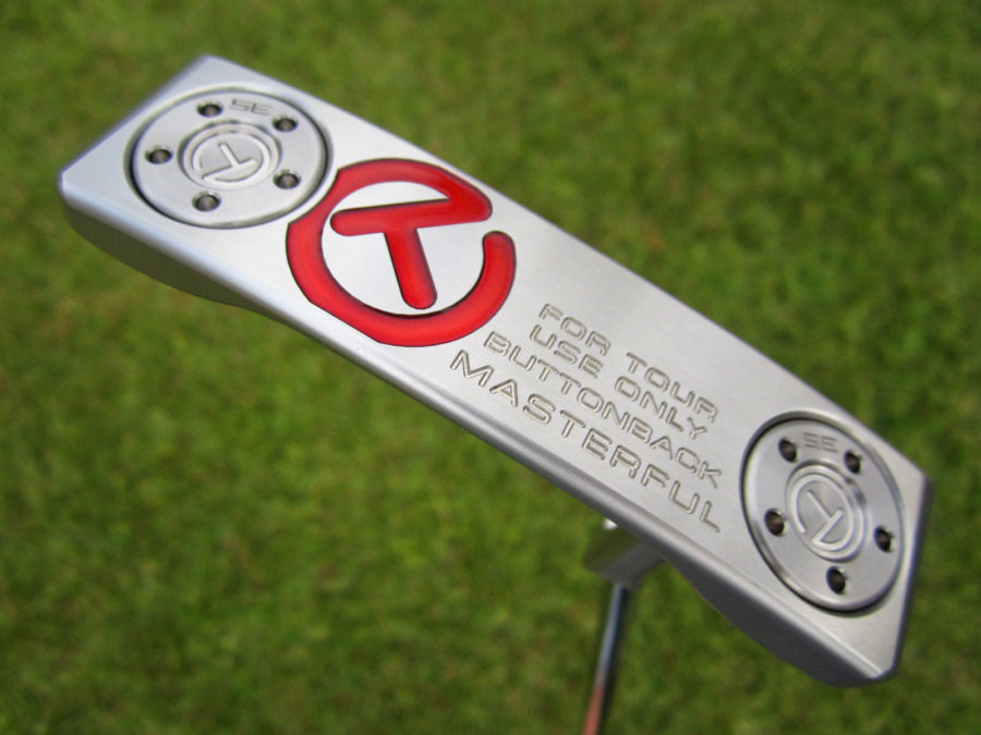 scotty cameron tour only sss masterful buttonback terylium circle t putter golf club with sight line