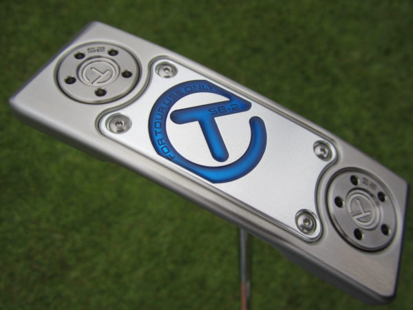 scotty cameron tour only sss sb2 sqaureback 2 tourtype circle t putter with welded centershaft spud neck and top line golf club