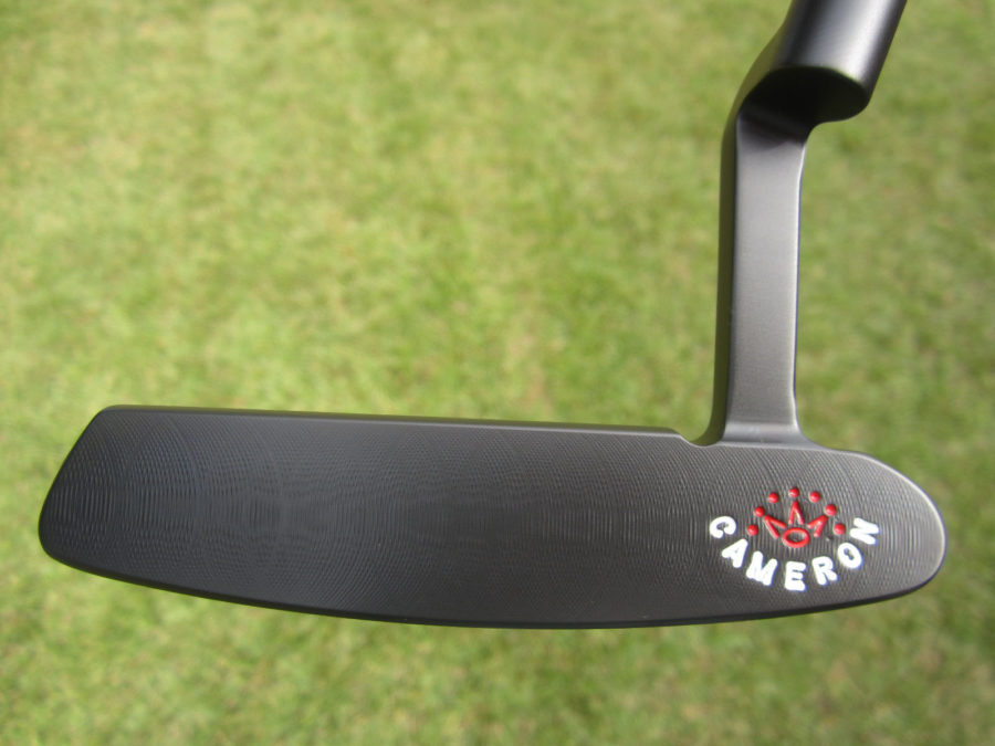 scotty cameron tour only black sss newport handstamped circle t putter golf club