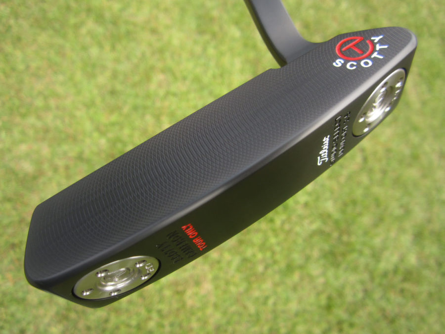 scotty cameron tour only black sss newport 2.5 studio select circle t putter golf club