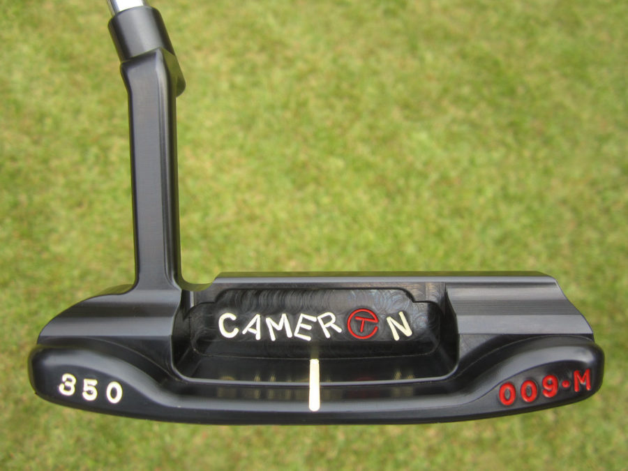 scotty cameron tour only brushed black carbon masterful 009m circle t 350g putter golf club