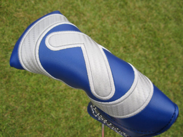scotty cameron tour only blue and silver carbon rush industrial circle t blade putter headcover
