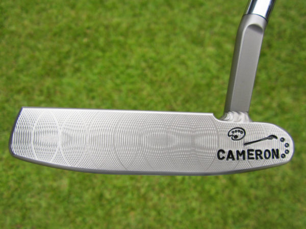 scotty cameron tour only sss masterful 009m circle t 350g putter with welded flojet neck and vertical top line with paint brush stamping golf club