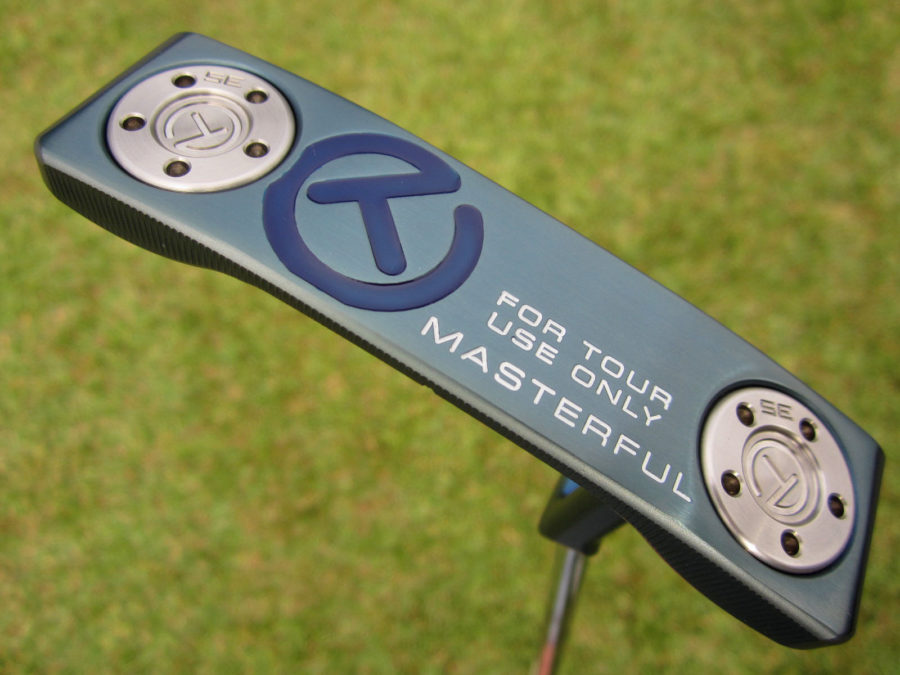 scotty cameron tour only sss mystic blue masterful tourtype special select circle t putter golf club