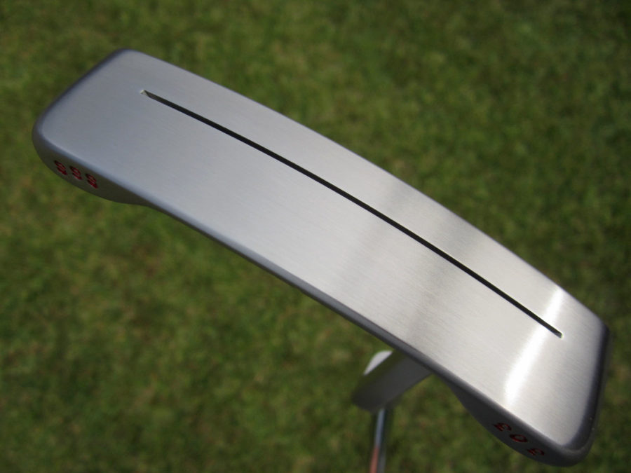 scotty cameron tour only sss newport beach welded long neck handstamped circle t putter golf club