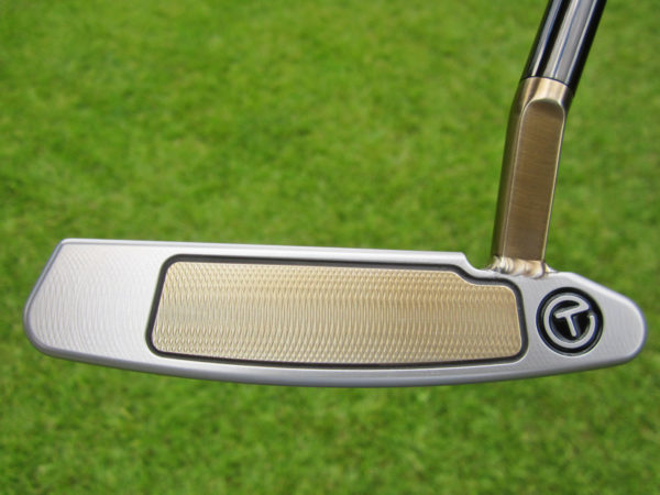 scotty cameron tour only two tone gss super rat 2 circle t putter with welded flojet neck chromatic bronze and sss golf club