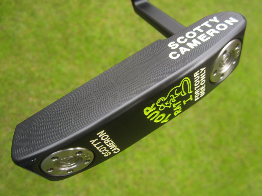 scotty cameron tour only black sss masterful tour rat circle t putter with black shaft golf club