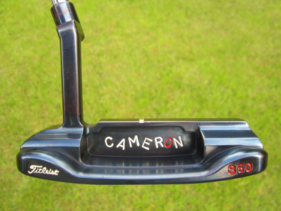 scotty cameron tour only chromatic blue masterful 009m circle t 350g putter with jackpot johnny stamp golf club