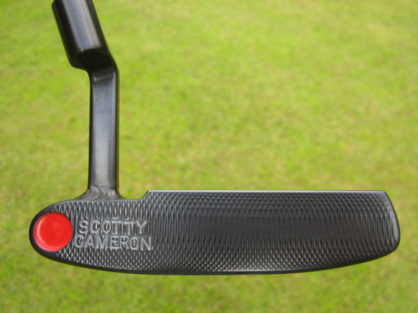 scotty cameron tour only carbon brushed black deep milled left handed lh 009 circle t 350g putter golf club