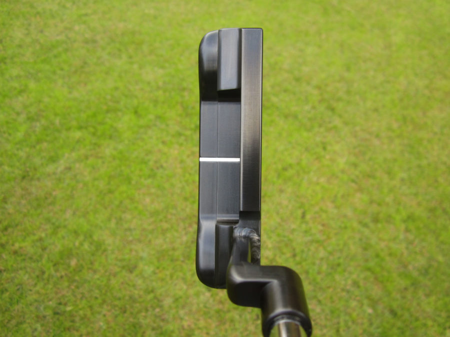 scotty cameron tour only carbon brushed black deep milled left handed lh 009 circle t 350g putter golf club