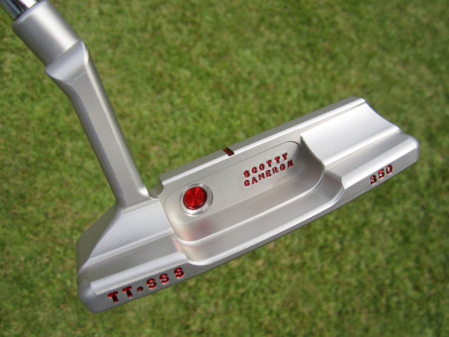 scotty cameron tour only sss timeless tourtype circle t 350g putter golf club with cherry bombs and crown