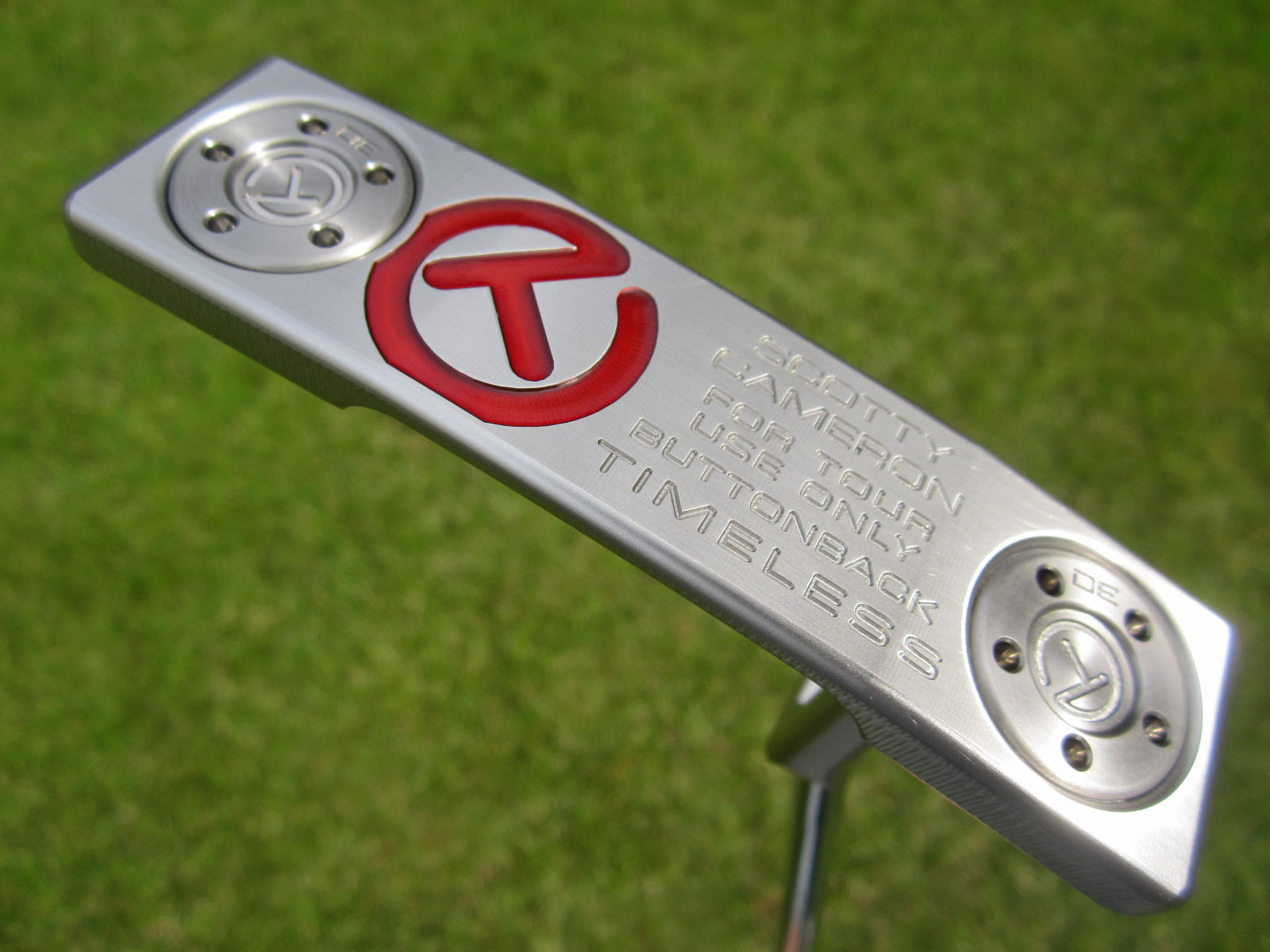 Scotty Cameron Tour Only SSS Timeless TourType Newport 2 ButtonBack  Terylium Circle T 350G
