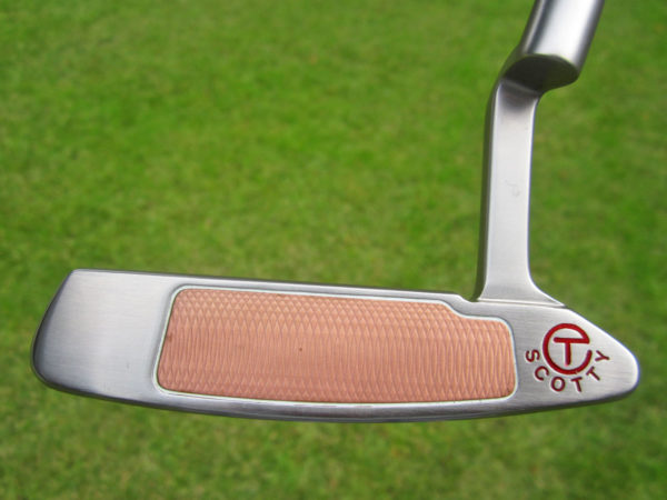 scotty cameron tour only sss deep milled newport 2 t10 buttonback terylium circle t putter with 3 sight lines golf club