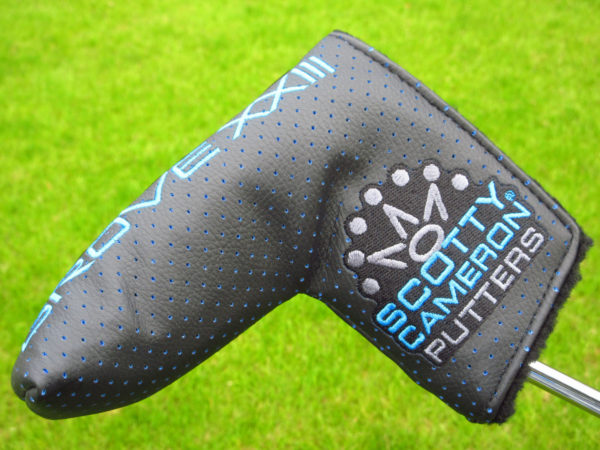 scotty cameron limited release michael jordan grove xxiii perforated black leather blade putter headcover