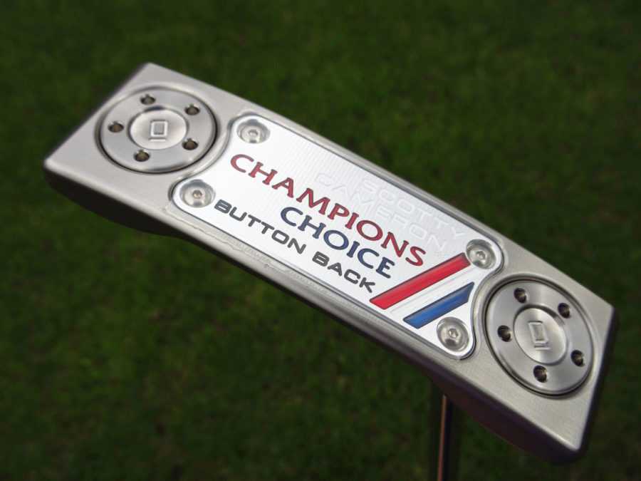 scotty cameron limited release champions choice button back newport 1.5 plus terylium putter golf club