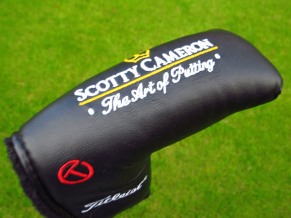 scotty cameron tour only black art of putting circle t blade putter headcover