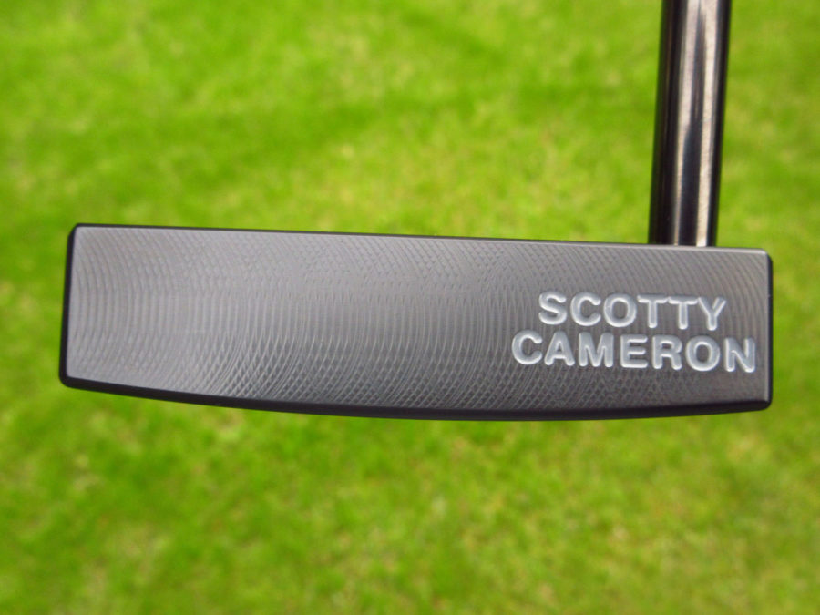 scotty cameron tour only black sss golo 5 select circle t putter with black circle t shaft and paint splash circle t headcover