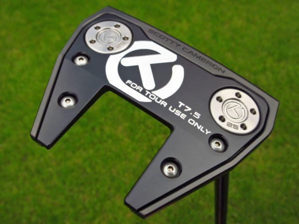 scotty cameron tour only black sss phamtom x t7.5 welded flojet neck circle t putter golf club