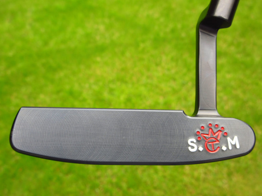 scotty cameron tour only brushed black carbon 009 circle t prototype putter golf club