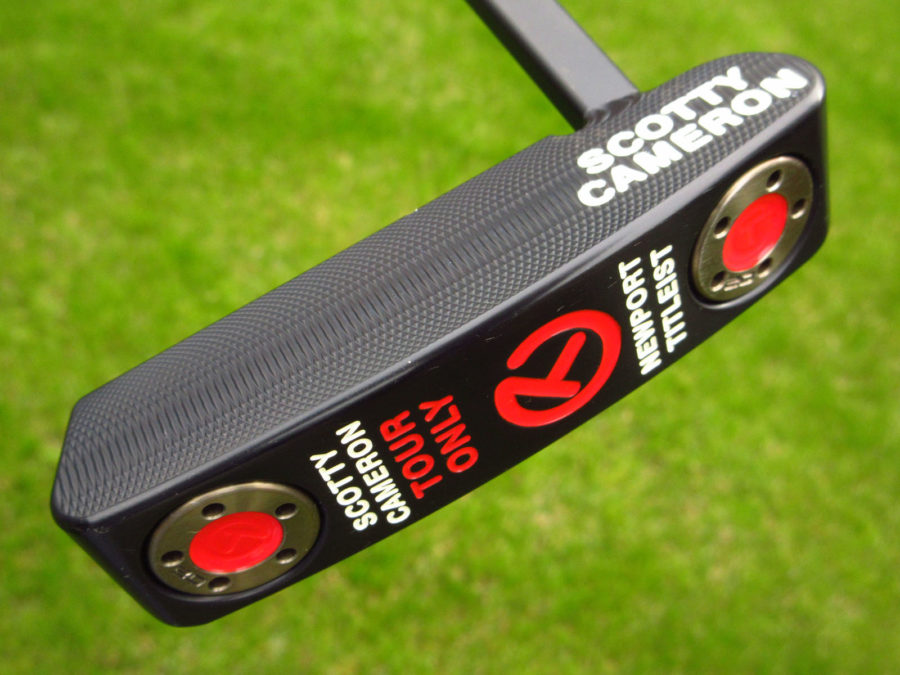scotty cameron tour only black sss newport mid slant select circle t putter golf club with top line