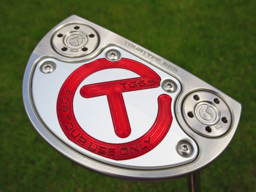 scotty cameron tour only sss golo tg6.5 welded flojet circle t putter with vertical sight line golf club