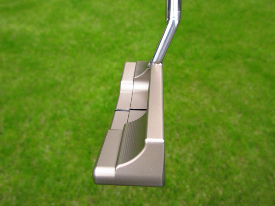 scotty cameron tour only two tone chromatic bronze and sss tour rat 2 circle t putter golf club with welded flojet neck