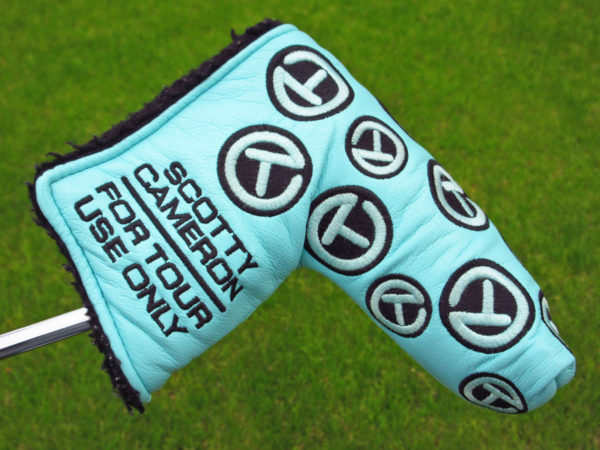 scotty cameron tour only tiffany dancing circle t patches blade putter headcover