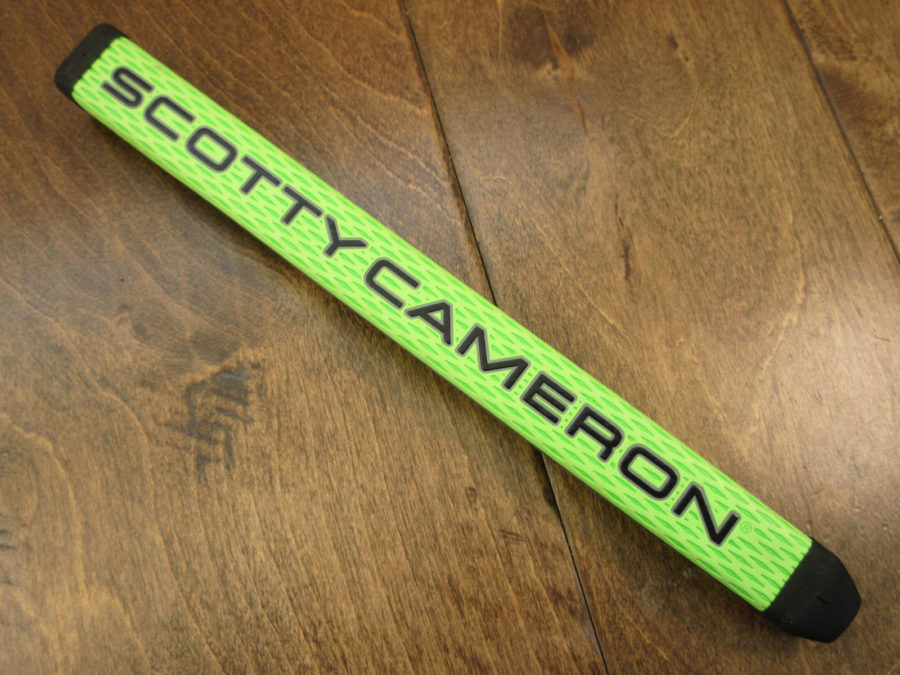 scotty cameron for tour use only lime green slim paddle circle t winn putter grip