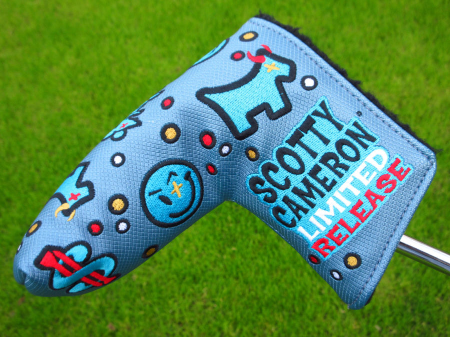 scotty cameron custom shop limited release motley crew blue blade putter headcover