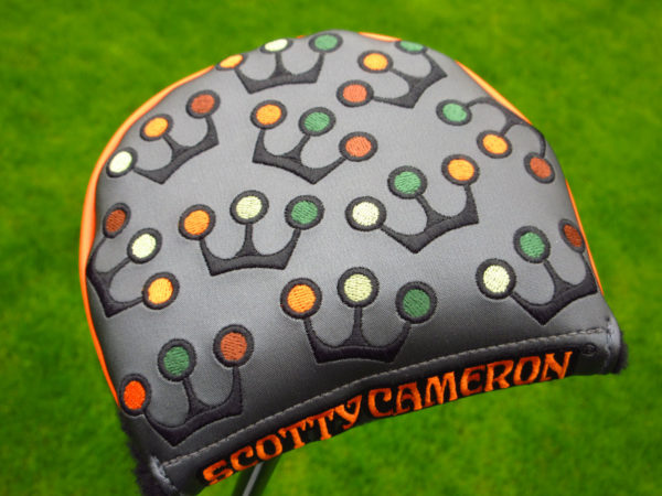 scotty cameron custom shop retro mini crowns mid round putter headcover