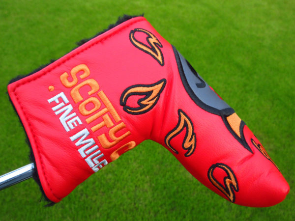 scotty cameron limited release encinitas gallery red hot head harry blade putter headcover