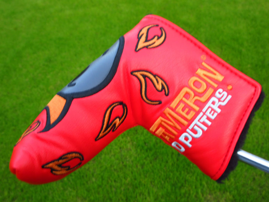 scotty cameron limited release encinitas gallery red hot head harry blade putter headcover