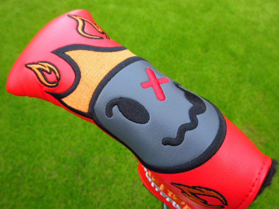scotty cameron limited release encinitas gallery red hot head harry blade putter headcover