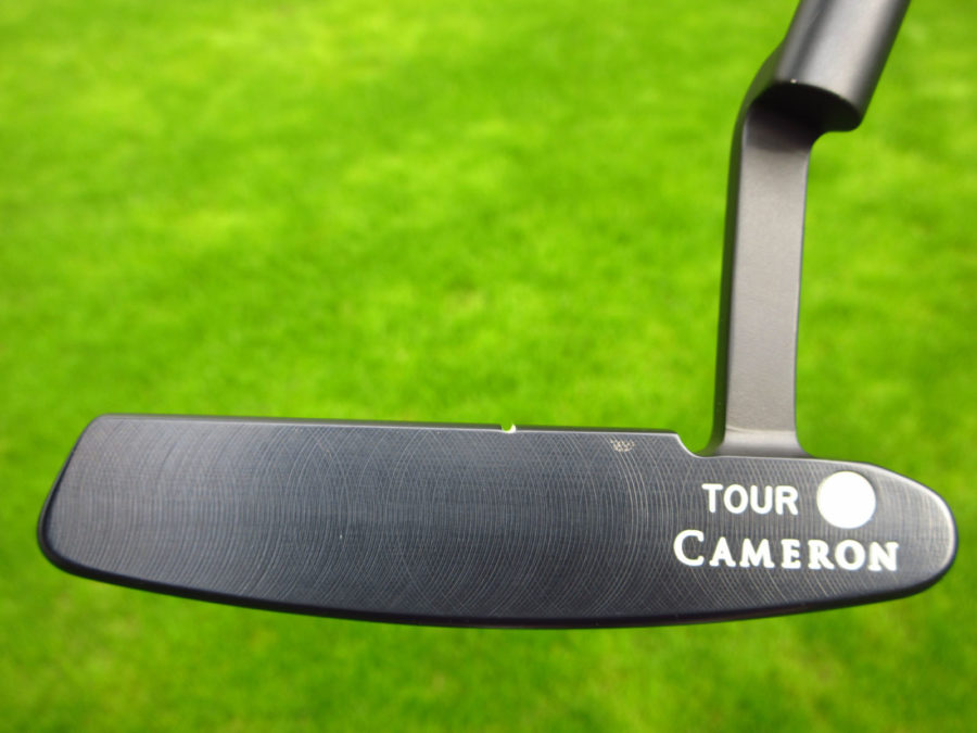 scotty cameron tour only carbon 3x black newport top line putter golf club