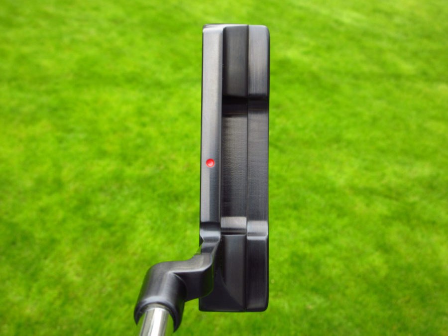 scotty cameron tour only brushed black carbon newport 2 tri sole circle t handstamped 330g putter golf club