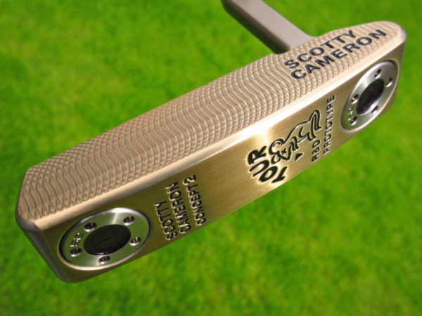 scotty cameron tour only chromatic bronze sss tour rat 2 concept 2 circle t putter with top line golf club