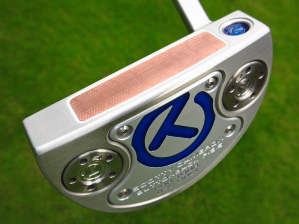 scotty cameron tour only flowback 5.5 buttonback terylium circle t putter with sight dot golf club