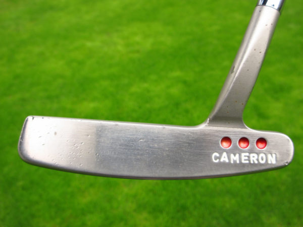 scotty cameron tour only pro platinum laguna 1.5 handstamped putter golf club