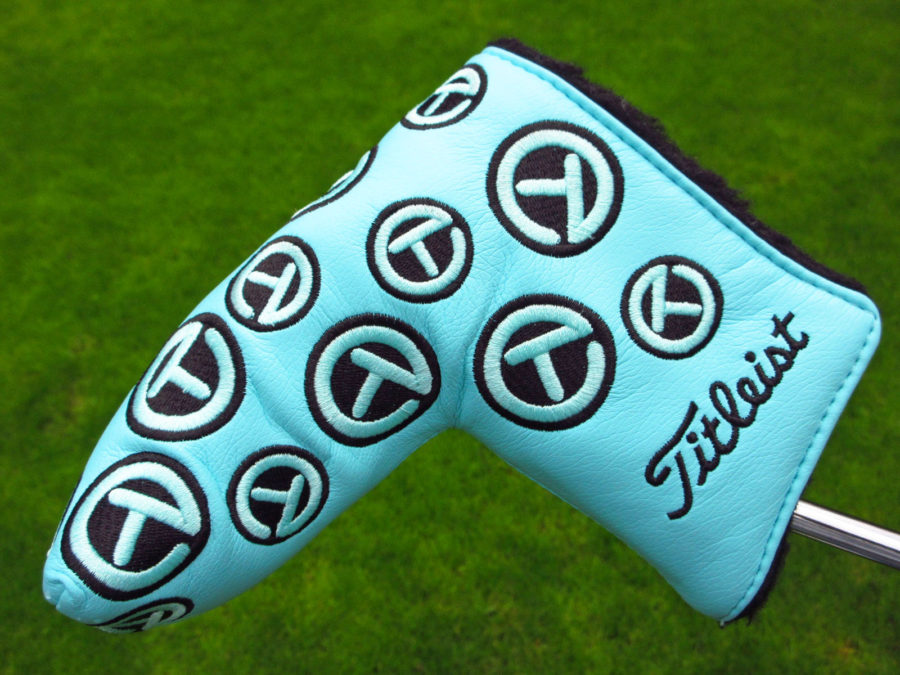 scotty cameron tour only tiffany gss dancing circle t patches blade putter headcover
