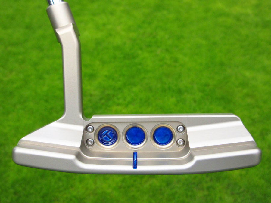 scotty cameron tour only two tone chromatic bronze and blue concept 2 newport 2 select circle t putter golf club