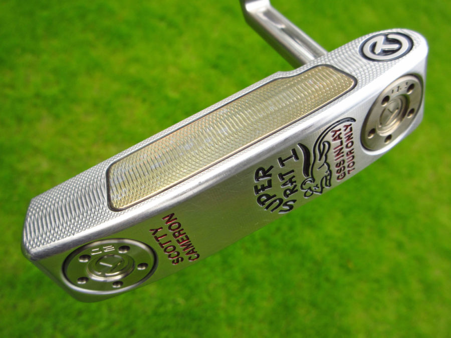 scotty cameron tour only two tone chromatic bronze and sss masterful super rat gss insert circle t putter golf club