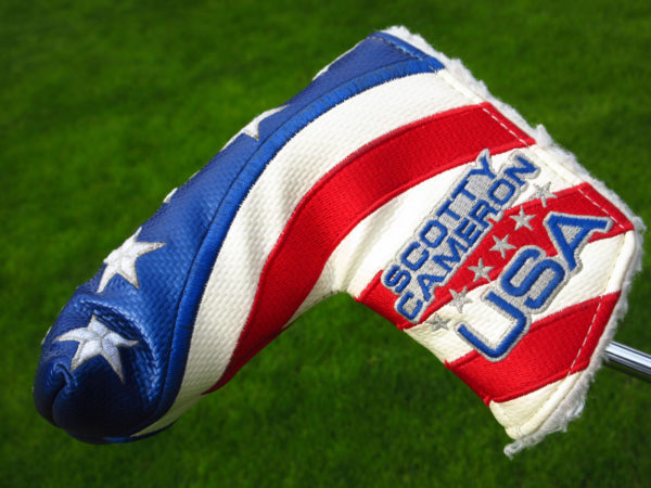 scotty cameron limited release 2011 us open stars and stripes usa flag balde putter headcover