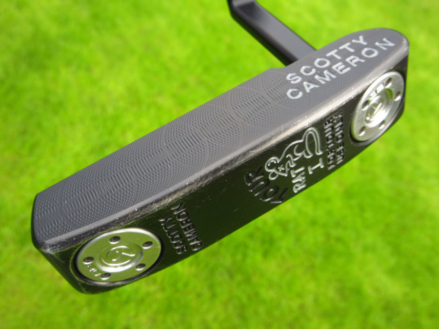 scotty cameron tour only black masterful tour rat circle t putter with black shaft golf club