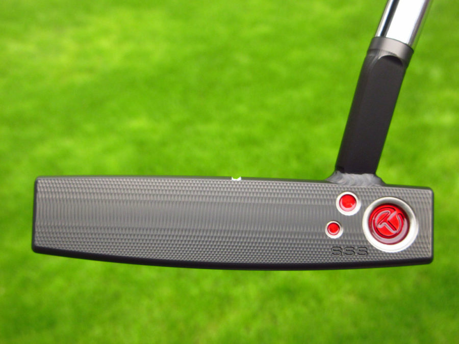 scotty cameron tour only sss black golo tg6.5 circle t putter with welded flojet neck and top line golf club