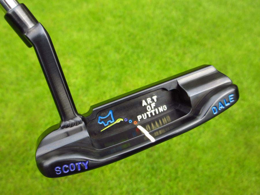 scotty cameron tour only brushed black carbon masterful 009m the art of putting circle t 350g putter golf club