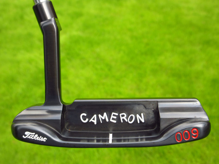 scotty cameron tour only carbon brushed black 009 beach circle t 330g putter golf club